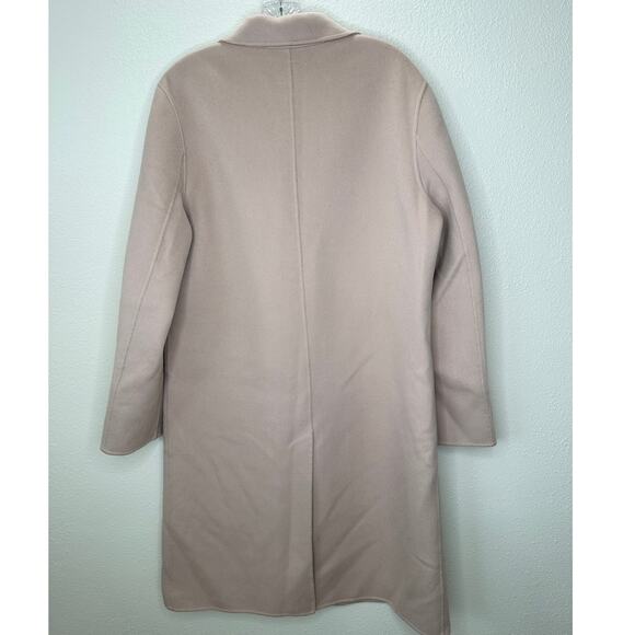 TSE 100% Cashmere Pale Pink Button Front Notch Collar Pockets 8 - Picture 7 of 14